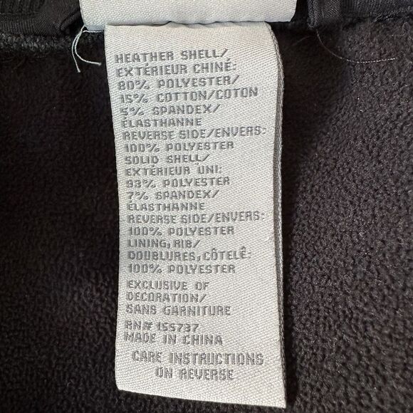 Cinch Men's Soft Shell Hooded Jacket XL Black Full Zip Mid Weight - Picture 5 of 5